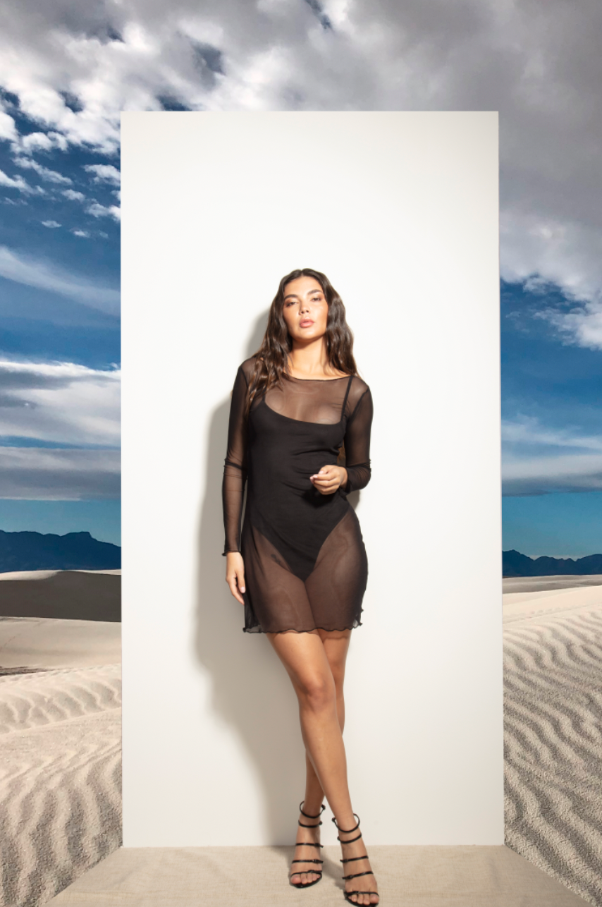 Shore Mini Dress Black