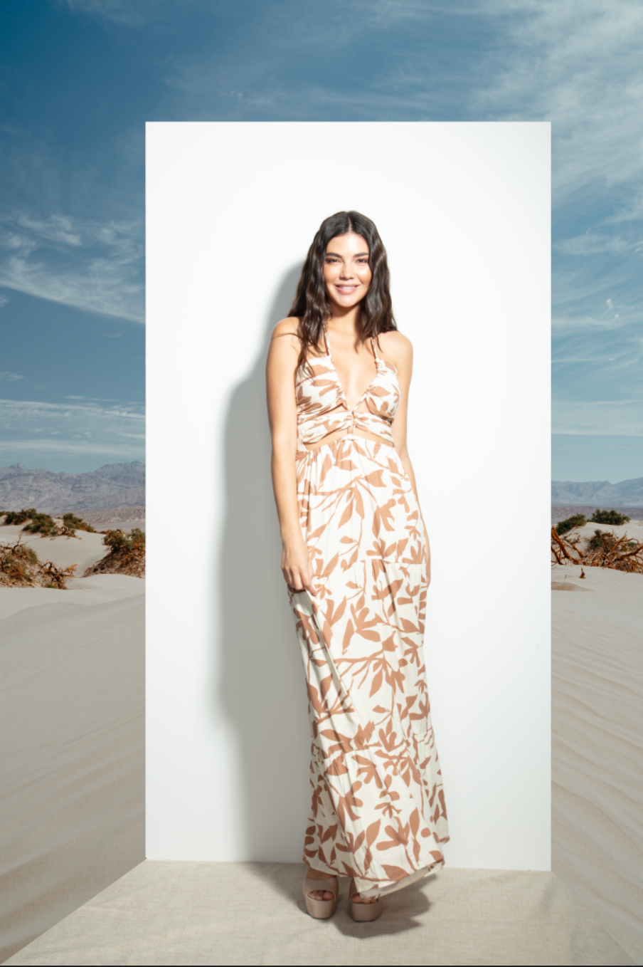 Linen Dress Beige