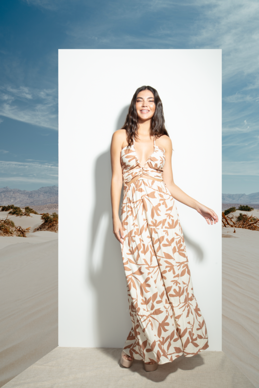 Linen Dress Beige